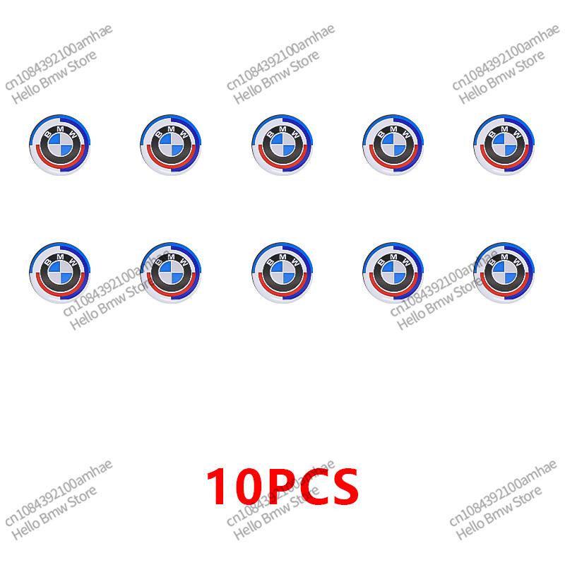11mm 14mm Αυτοκόλλητο Έμβλημα Αλουμινίου για Κλειδί Αυτοκινήτου BMW M Power I3 G08 F15 F16 G20 E34 F94 F95 G30 G11 G12 E36 Αξεσουάρ Αυτοκινήτου