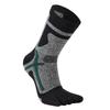 Men's Winter High-Top Split-Toe Towel Socks - Thick Terry, Sweat-Absorbing, Five-Finger Design for Sports