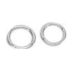 2PCS Car Front Fog Light Ring Cover Trim Chrome Plated Glossy Replacement for CHR 2016‑2018
