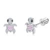 Bobisty Hypoallergenic Surgical Stainless Steel Earrings for Women Screw Back Earrings  Cute Flower Butterfly Stud Hoop Earrings