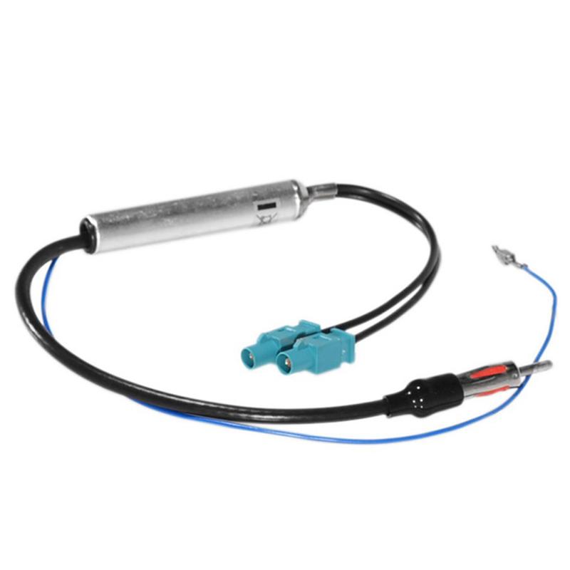 Radio Adaptor Antenna Am/Fm Cable Dual Fakra-Din Aerial Antenna Adaptor Car Accessories For Vw For Adapter