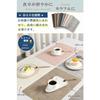 HAPPY SINGU RABO Placemat 30 X 43cm Scandinavian Type PU Leather Stone Pattern Waterproof Oil Proof Slip Resistant (Brown, (Set of 4) 30 X 43cm)