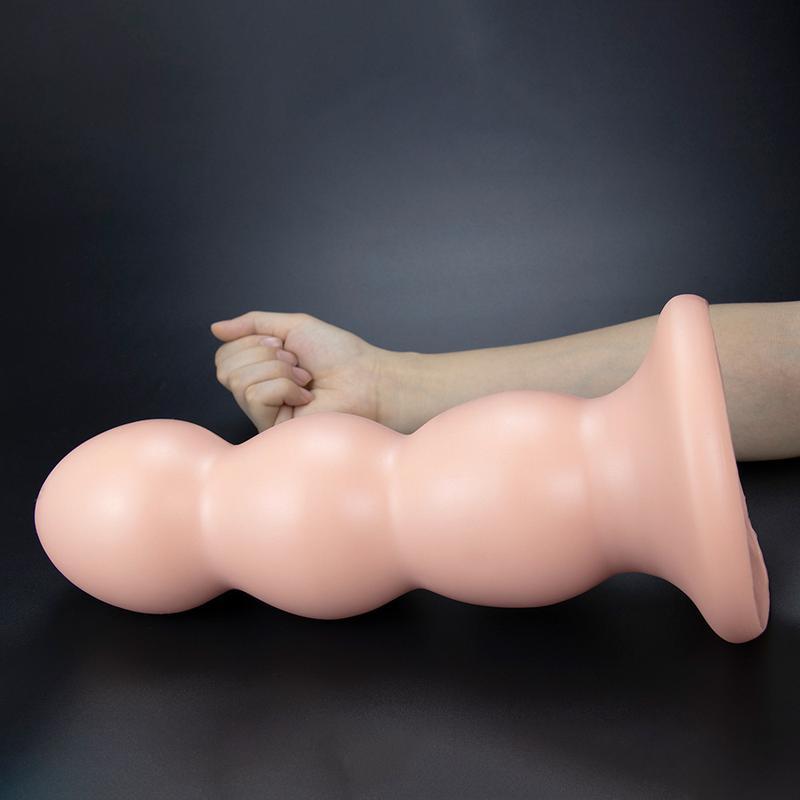 Oversized and Long Anal Plug Anal Expander Masturbation Device Soft Spherical Fun Back Court Pull Beads Adult Products