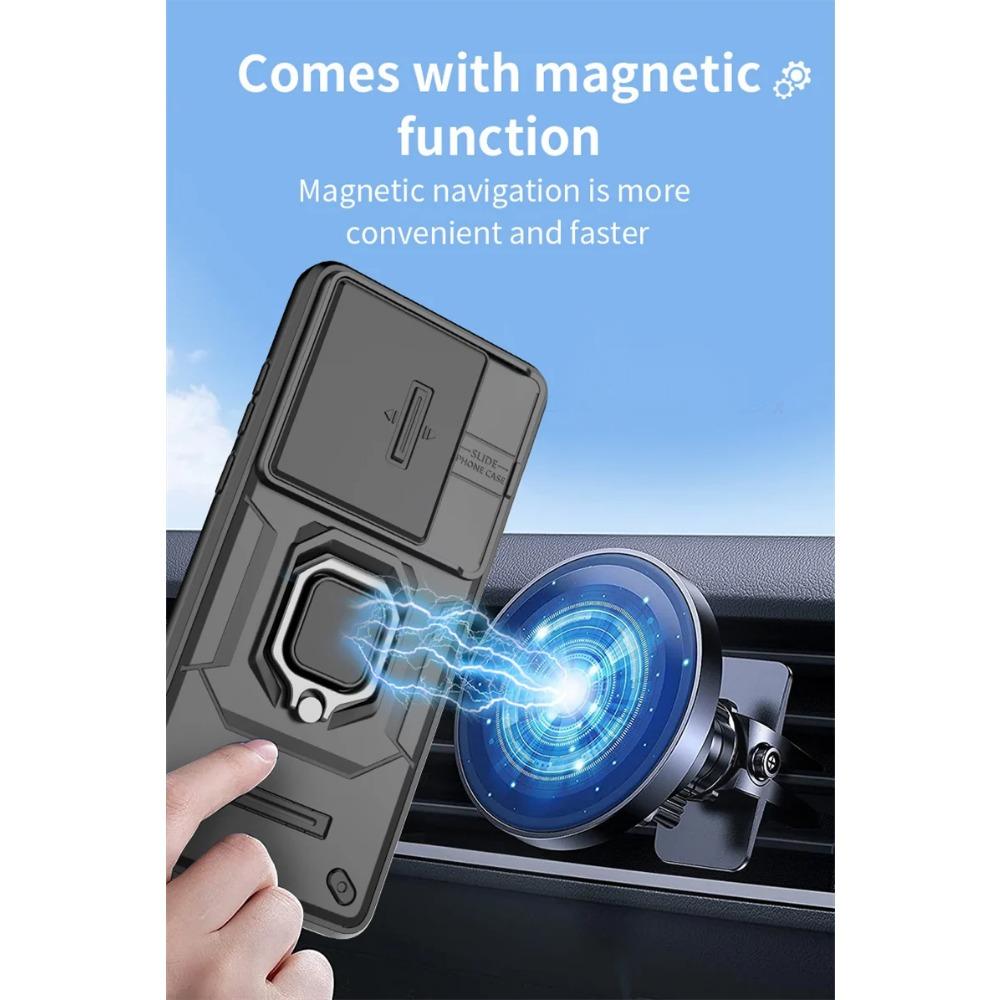 Magnetic Holder Armor for OnePlus 12 12R 11 11R Nord CE 3 Lite N30 5G Case Lens Protection Ring Cover Business Full Protection Cover