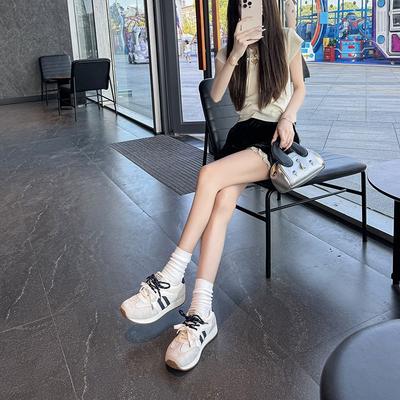 Breathable Mesh Women's New Summer Net Shoes Versatile Thick-soled Thin Lightweight Casual Sports Shoes