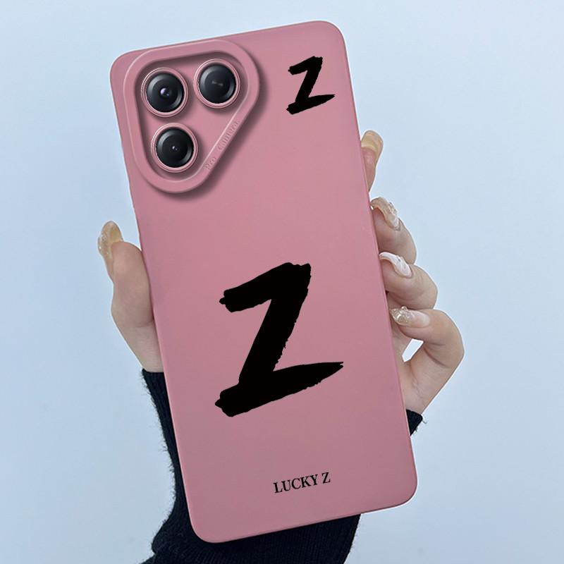 For Tecno Pova 7 4G LJ6 Covers Cases Lucky Simple Letter Couple Silicone Soft Matte Phone Housing for Techno Pova 7 4G Fundas