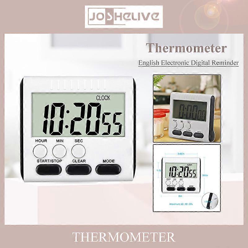 LCD Digital Display Cooking alert Clock Timer Sleep Stopwatch Clock House Cookie Accessory Countdown Timer Magnet Clock