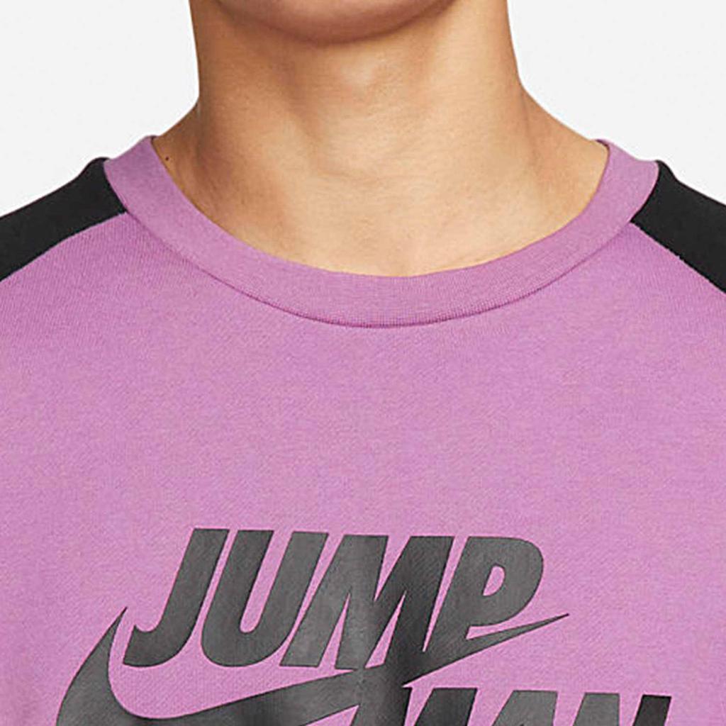 Nike Logo Print Crewneck Sweatshirt SS22 Men Sweatshirt Purple DJ0241-507