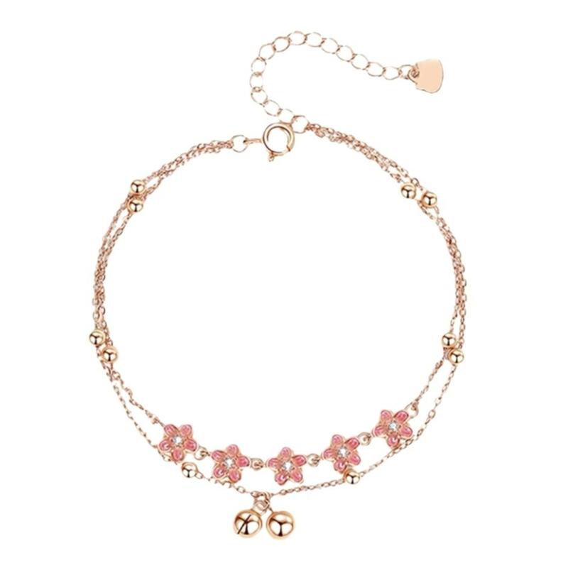 

Lightweight Copper Anklet Handmade Casual Bell Charm Ankle Accessory Foot Chain Accessories for Women 1