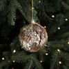 Glitter Tinsel Christmas Ball Ornament Foam Ball Sequin Ball Christmas Tree Ornament Fluffy Ball Christmas Decoration