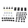 50pcs Engine Under Cover Retainer Clips Underbody Mudguard Door Bumper Panel Fastener Screw for