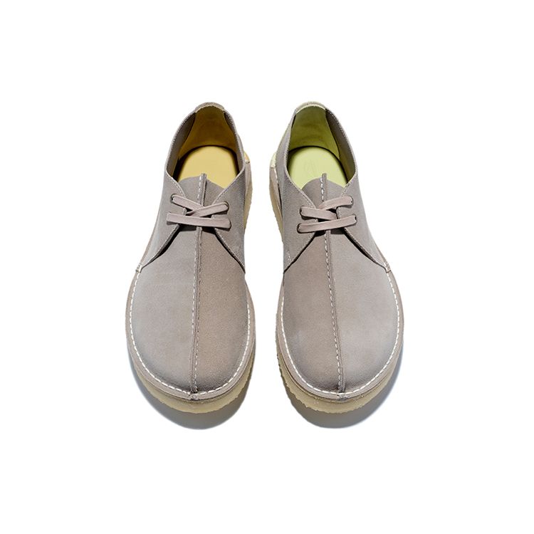 Clarks Originals X Li-Ning 1990 Desert Walker Lightweight High Resilience Low Top Sports Casual Shoes Men Sneakers Yellow ALFS211-2