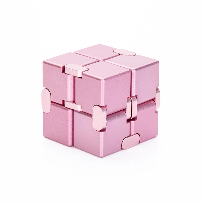 Metal Infinity Cube: Stress Relief & Educational Toy