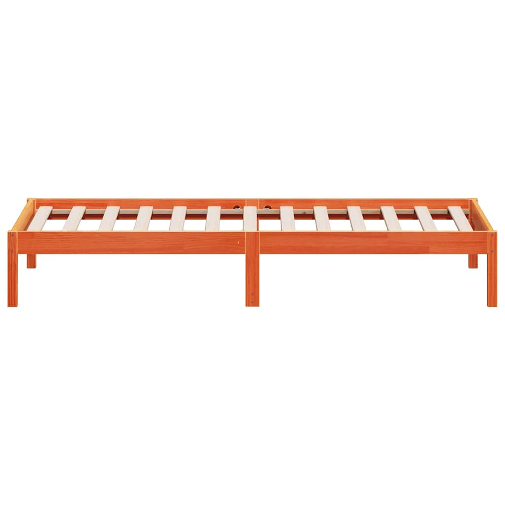 Daybed without Mattress Wax Brown 80 x 200 cm Solid Pine Wood