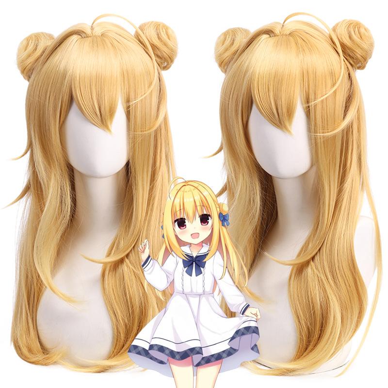 

Synthetic Cosplay Wig Mi-ku Inspired Creative Light Wavy Twin Ponytails Fiber Hair for Costume Party Anime Styling