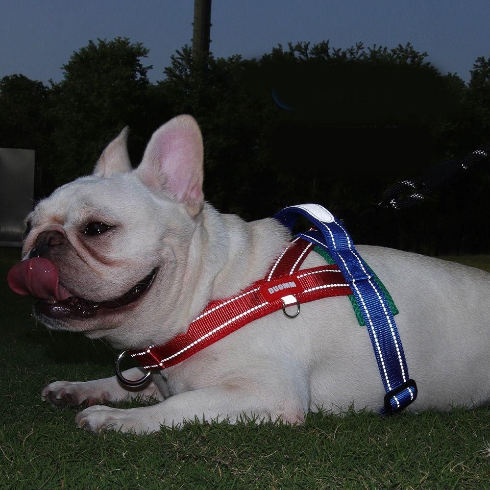Comfortable Dog Chest Strap Reflective Pet Vest Fashion Dog Harness Vest  Outdoor Walking