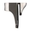 Zinc Alloy Glass Shelf Bracket for Wall Mounting Adjustable and Elegant Design