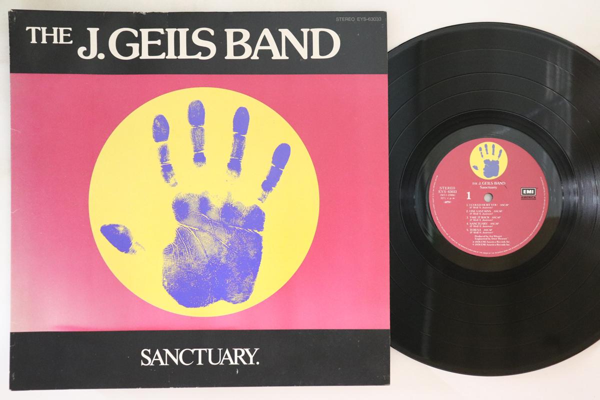 

LP Record J. GEILS BAND Sanctuary. EYS63033 EMI AMERICA Japan Rock Used