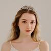 Alloy Rhinestone Birthday Crown Comb Bride Wedding Party Hair Accessories Children's Show Headband