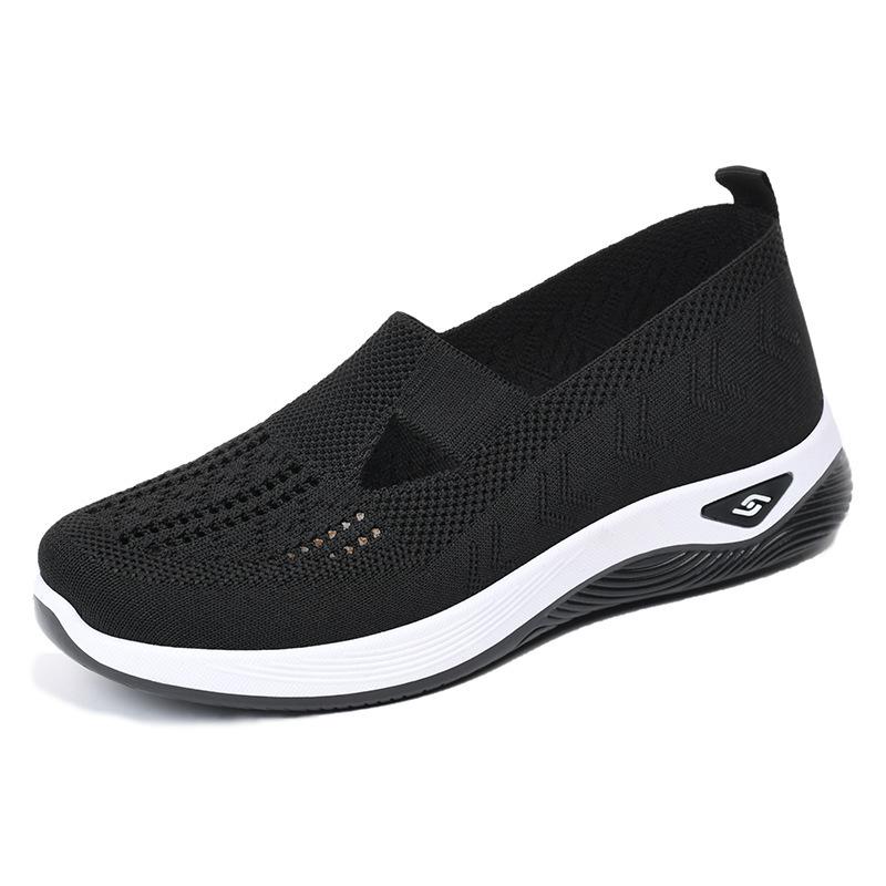 Breathable Women's Summer Mesh Slip-On Shoes - Comfortable Soft Sole Casual Footwear