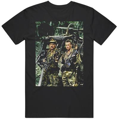 Classic 80s Action Movie Predator Arnold Jesse The Body Movie Fan V2 T Shirt