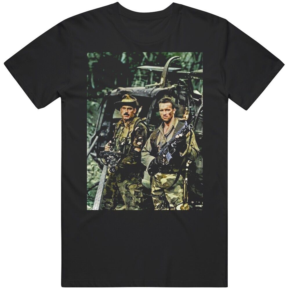 

Classic 80s Action Movie Predator Arnold Jesse The Body Movie Fan v2 T Shirt M