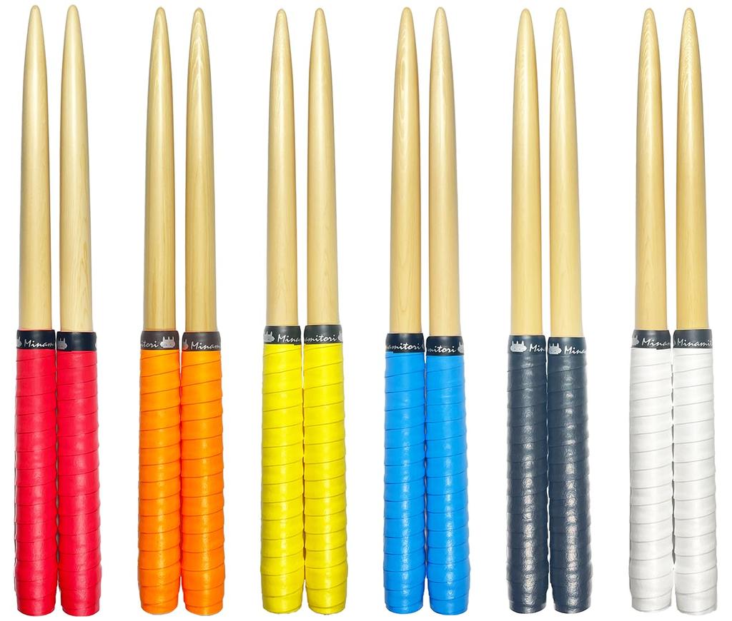 My Bachi Minamitori Standard Type (Japanese Cypress) 37cm, Weight, All-Purpose N2_2 (N Red)