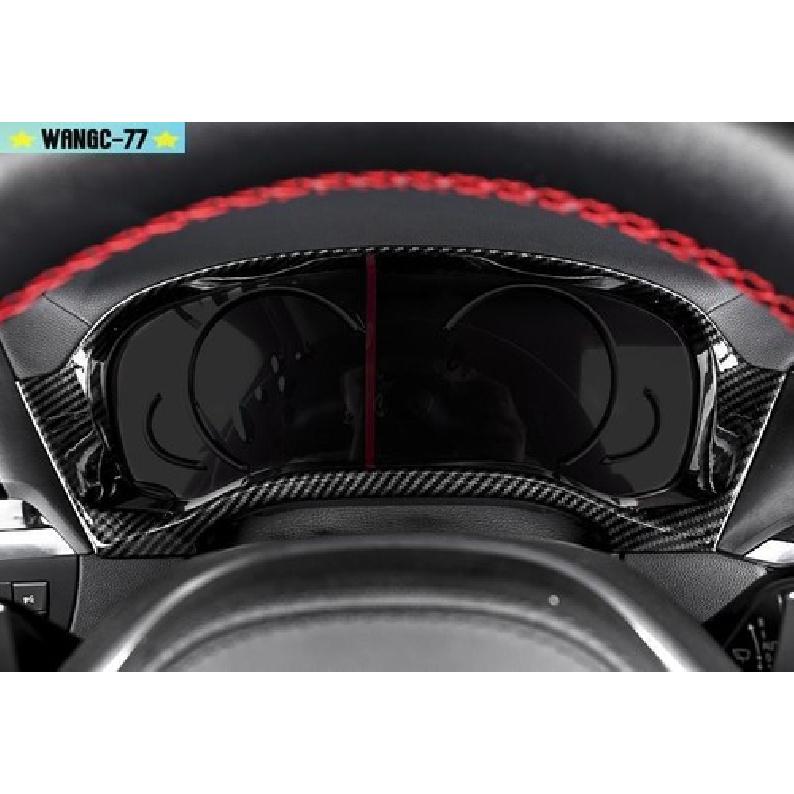 ABS Carbon Fiber Trument Panel Frame Cover Trim For BMW X3 G01 X4 G02 2018-21