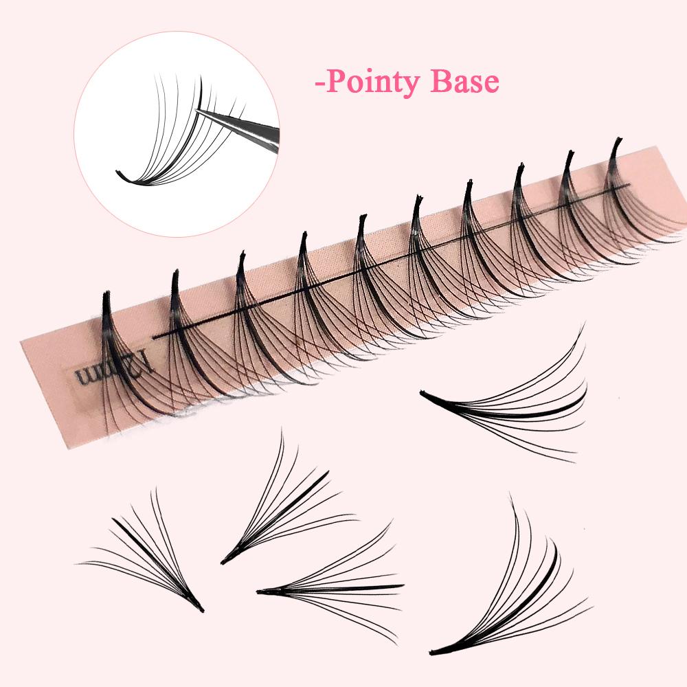 Goddess Wispy Premade Fans Pointy Base 9D/13D Russia Volume Eyelash Extension Individual Lashes Faux Mink Lash
