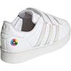 Adidas Superstar Comfort Closure C LED Lights Pack - White Kids Sneakers Cloud-White Core-Black JI0509