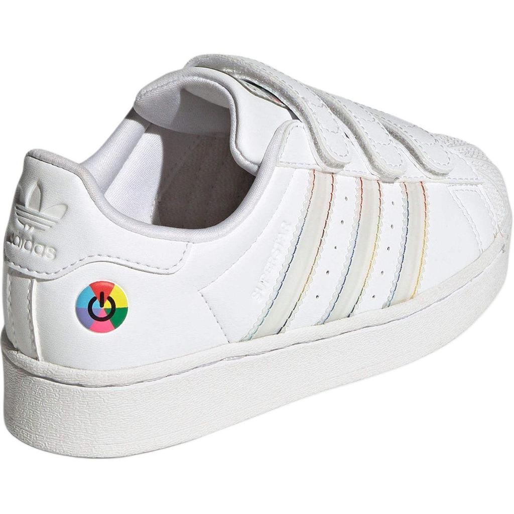 Adidas Superstar Comfort Closure C LED Lights Pack - White Kids Sneakers Cloud-White Core-Black JI0509