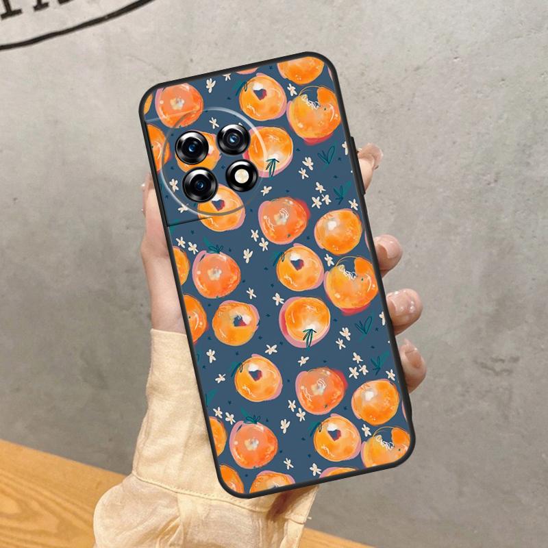 Summer Fruit Orange Case For OnePlus 15 15R 13 13R 13T 12 12R 11 10 10R 10T 8T Nord 5 CE 4 2 3 Lite N20 N30 Cover