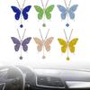ExquisiteCar Hanging Pendants Rhinestones Butterfly Room Decors Ornaments