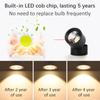 Colors Dimmable Led Downlight Foldable 360° Adjustable Spot Ceiling Lamp 7W 10W 15W Aluminum Led Spotlights For Living Room 220V