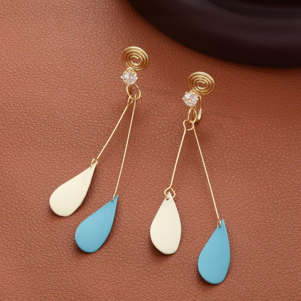 Pearl Mosquito Coil Disc Ear Clips: No-Pierce, Elegant French-Style Earrings for Women