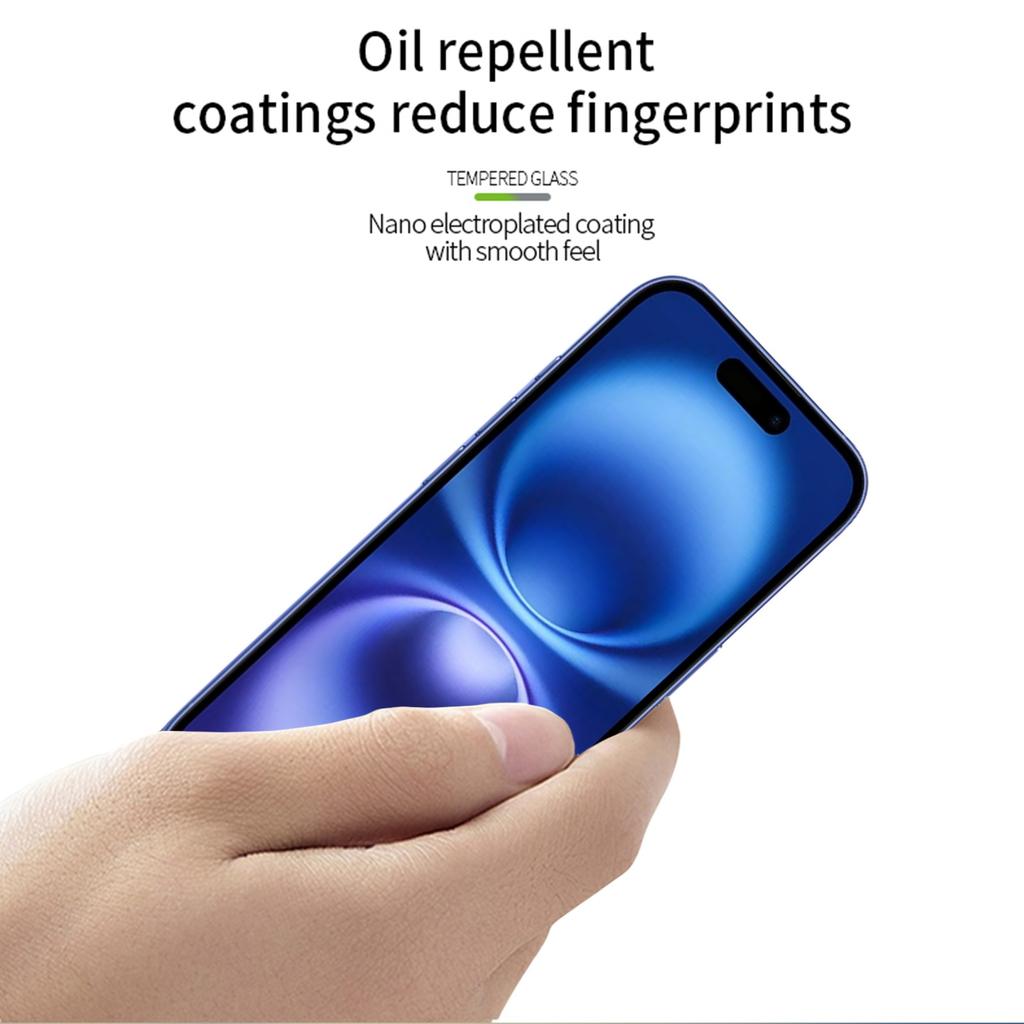 For iPhone 17 Tempered Glass Film PINWUYO Explosion-proof 9H 3D Full Screen Protector