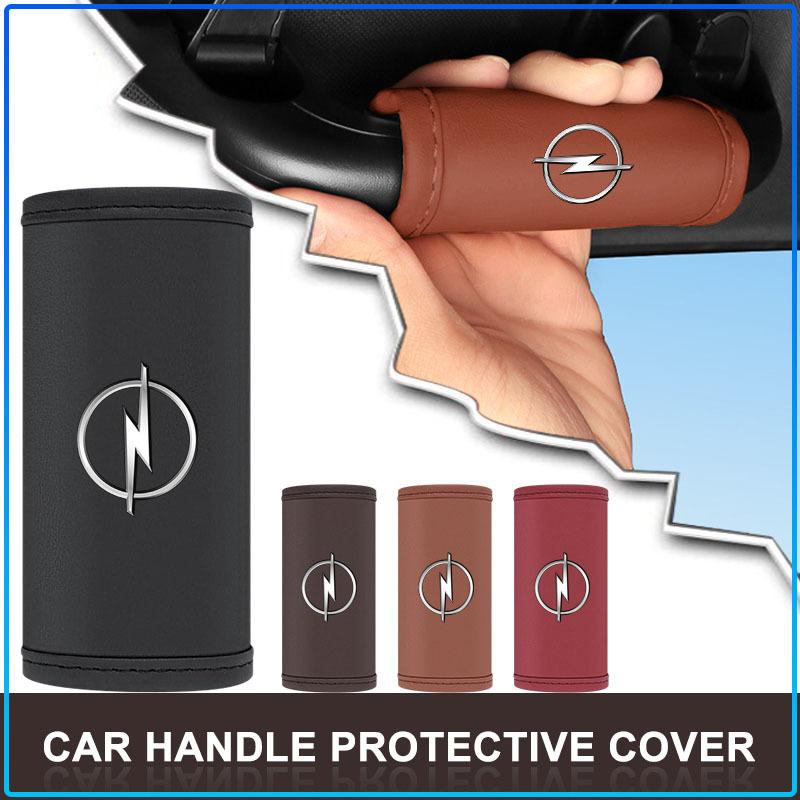 Capa Protetora para Manípulo do Teto do Carro em Couro Estilo Interior Para Opel Astra H G Corsa Insignia Astra Antara Meriva Zafira Interior