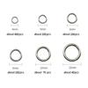 Cross Direct 1010pcs Single Loop Open Iron Jump Rings for DIY Handmade Jewelry, Boxed Accessories.