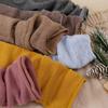 5 Pairs of Women's New Fall Vintage Stripes Solid Color Mid Tube Pile Socks