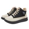 Warme Winter-Schneestiefel für Damen Schnür-Wanderschuhe Outdoor Anti-Rutsch-Sneaker Bequeme Kurze Stiefel mit Kunstfell gefüttert Damen-Knöchelboot