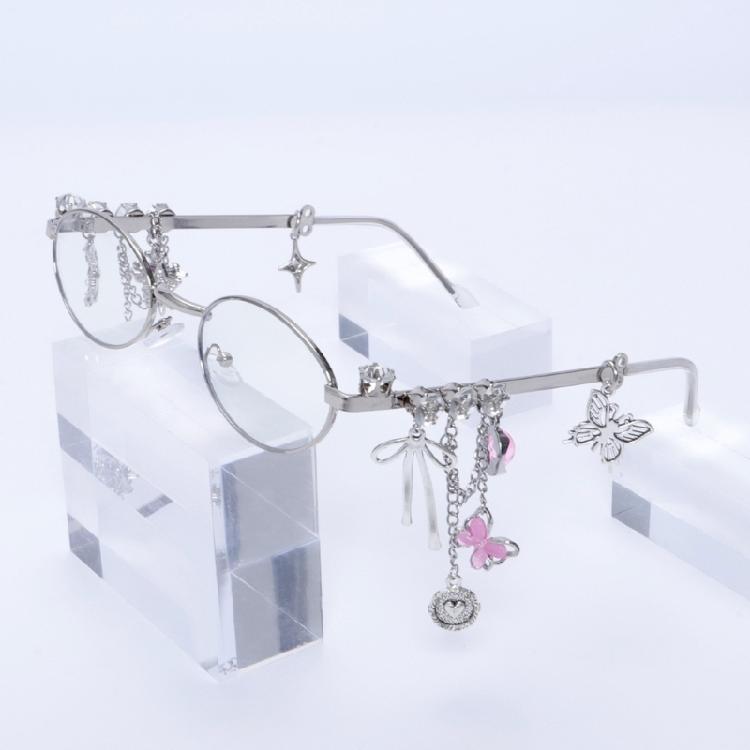 Popular Plain Glasses for Eye Fatigue Reduce with Oval Frame 2000s Cool Eyewears