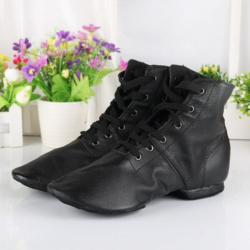 

High-top Canvas Leather Jazz Boots, Dance Shoes, Men s Exercise Shoes, Ballet Dance Shoes, Soft-soled Sailor Dance Boots 46