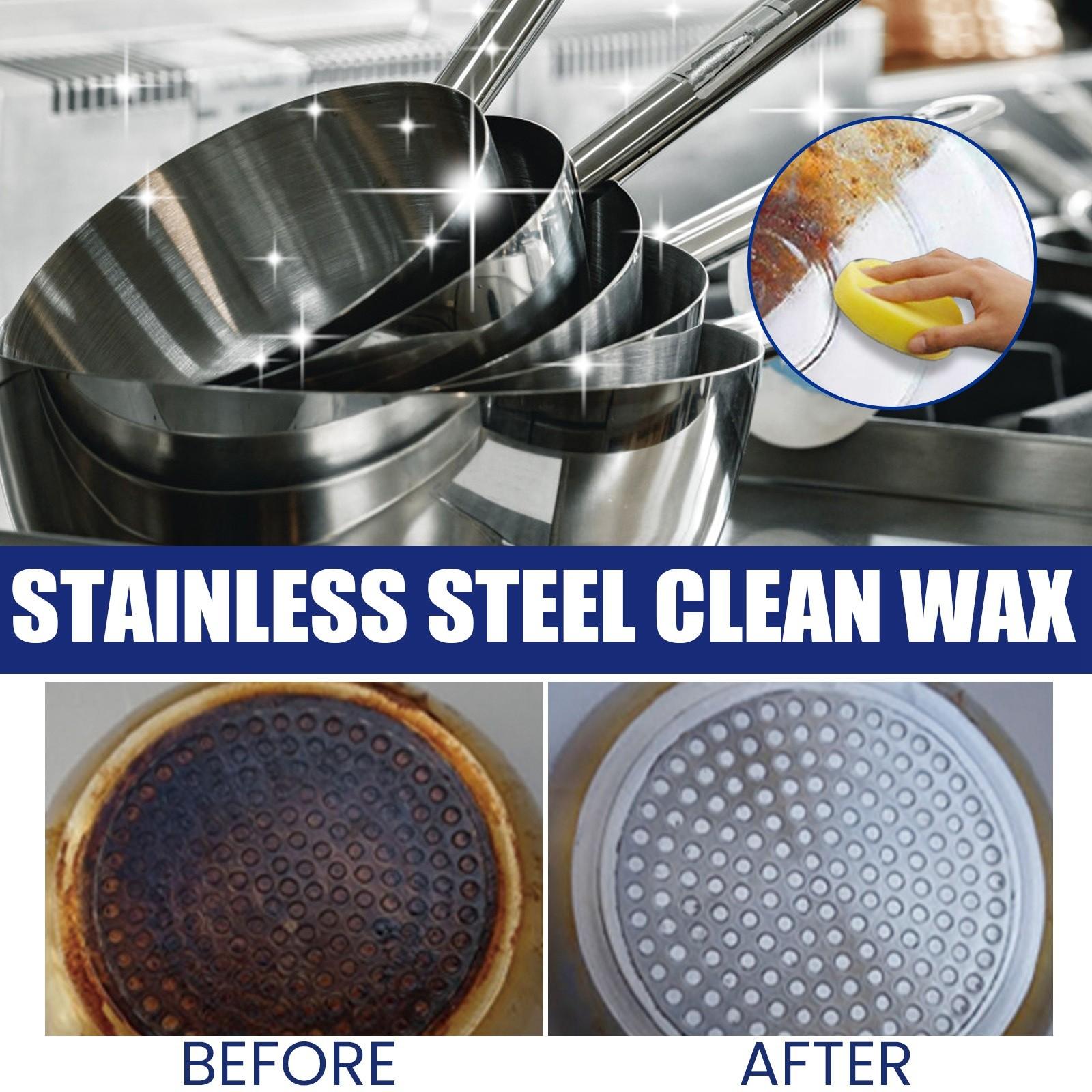 Чистый воск из нержавеющей стали;Очиститель горшков;Очиститель посуды из нержавеющей стали — фото 4
