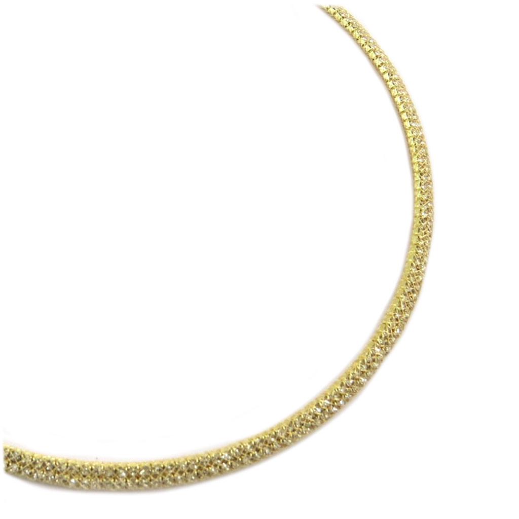 Les Trésors De Lily [P7643] - Designer Necklace 'Sissi' White Gold - 42 Cm 5 Mm