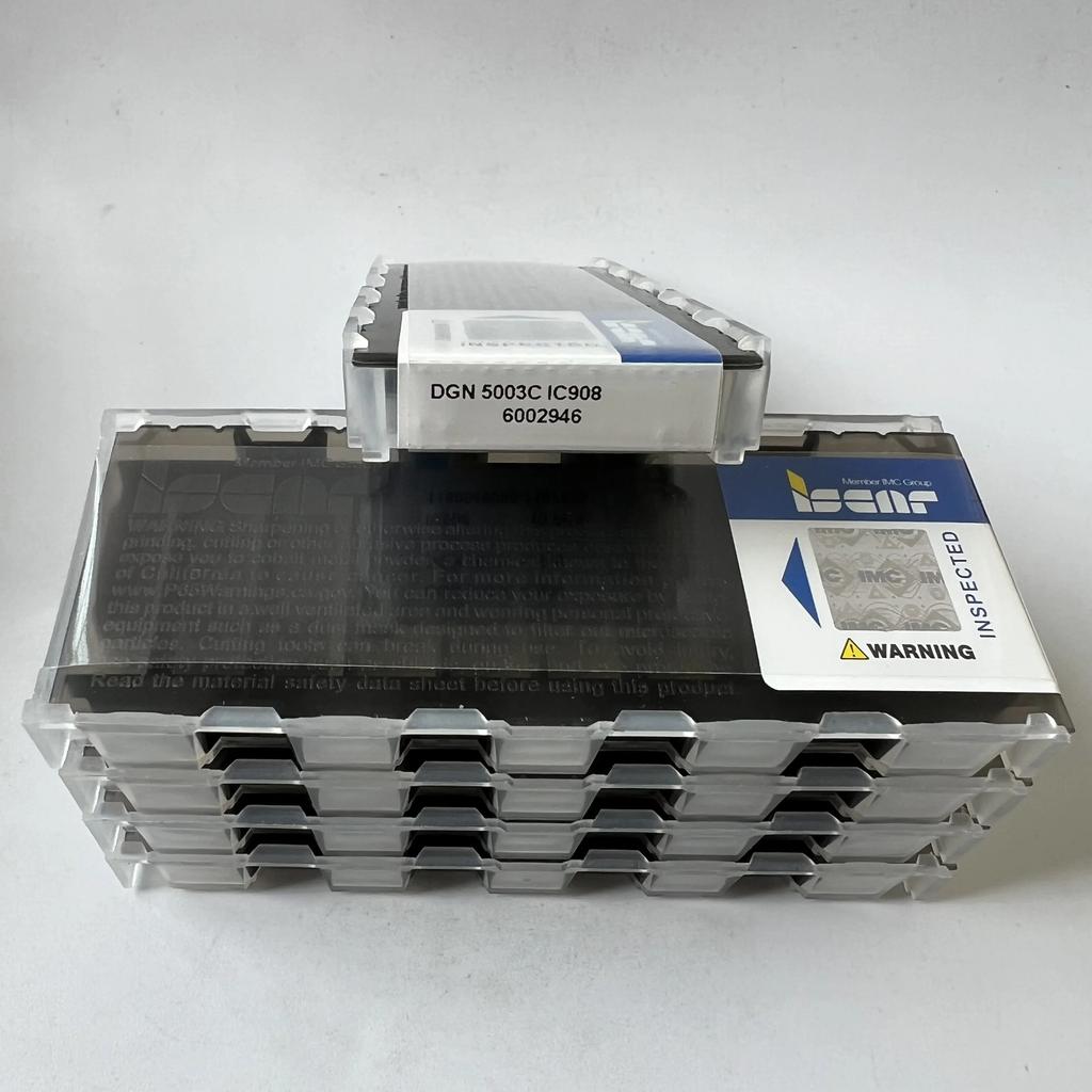 ISCAR / DGN5003C IC908 / Industrial indexable Carbide Inserts 10 Pcs