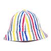 ZHENYUEQI Colorful Striped Bucket Hat