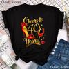 Cheers To 40 Years Graphic Print Tshirt Women Red High Shoes Lips Birthday Gift T Shirt Femme Gray Green Yellow Black T-Shirt