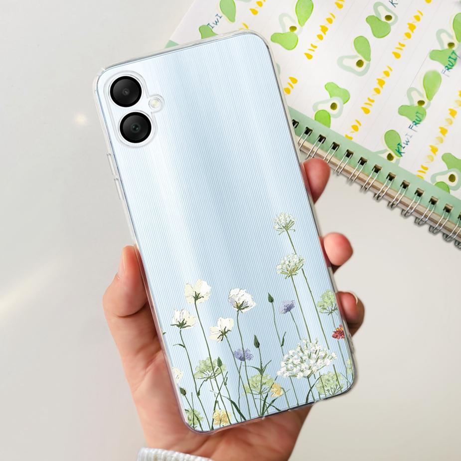 Für Samsung Galaxy A06 4G Hülle SM-A065F Neue Mode Bemalte Abdeckung Klare Silikon Weiche TPU Handyhülle Für Samsung A06 A 06 Fundas