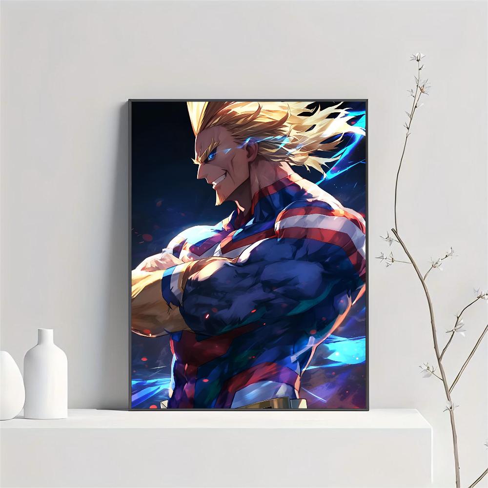 

1 шт. Япония Горячая Классика Аниме Мальчик Всемогущий Мой Герой Академия Плакат HD Постеры Главная Комната Бар Кафе Декор Искусство Настенная Живопись Картина 21cm×30cm NoFrame