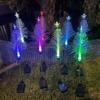 Color Changing Fiber Optic Reed Lamps 5-Layer LED Outdoor Lights  Yard Atmosphere